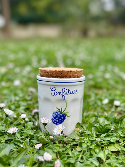 Bougie pot "confiture" - figue