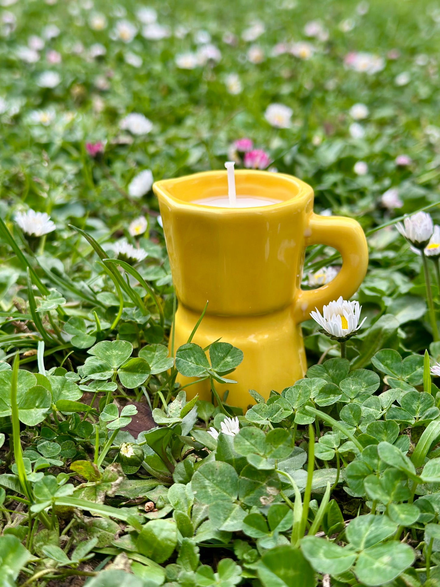 Bougie mini cafetière italienne - parfum mixte
