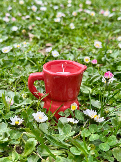 Bougie mini cafetière italienne - parfum mixte