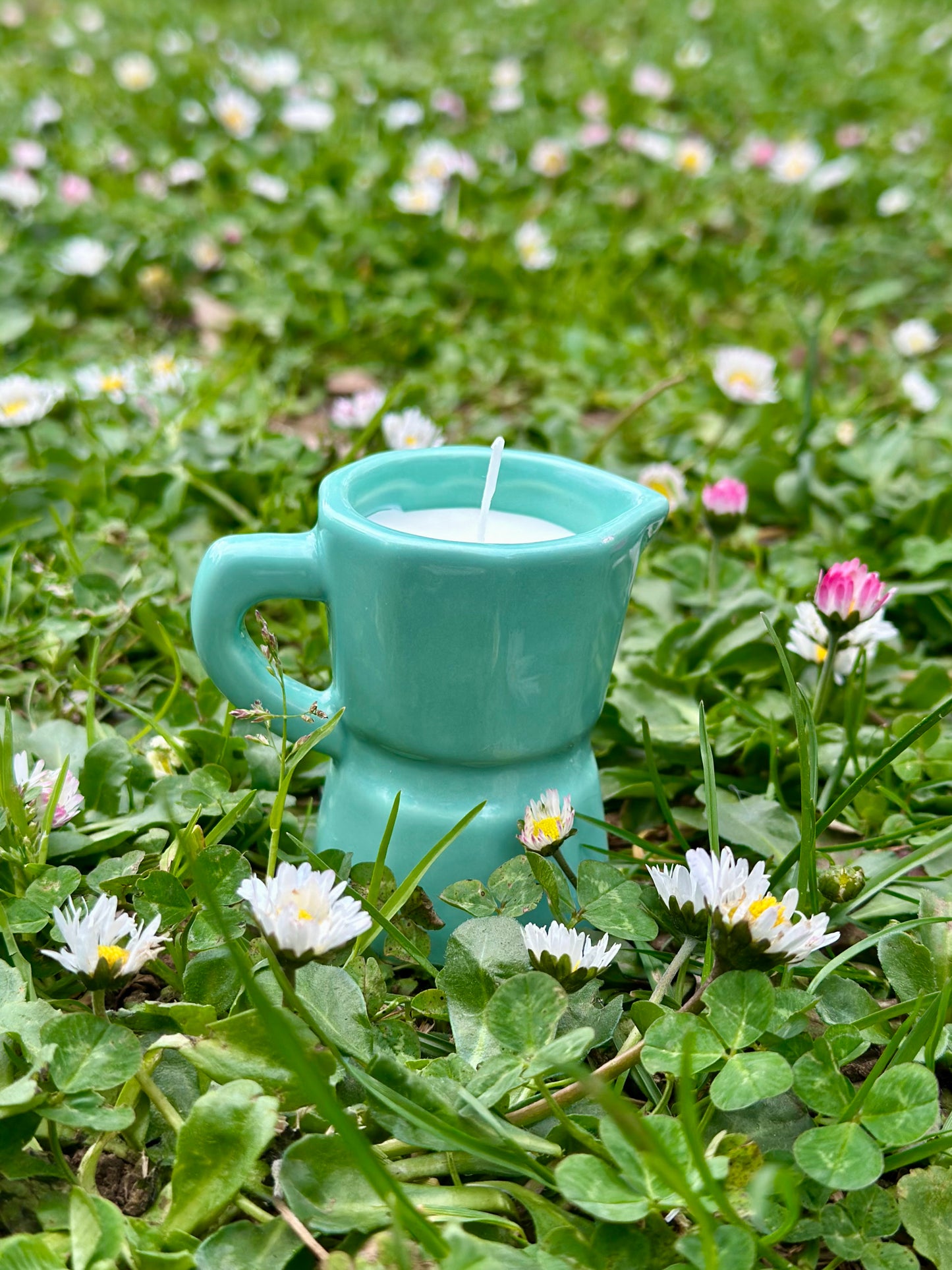 Bougie mini cafetière italienne - parfum mixte