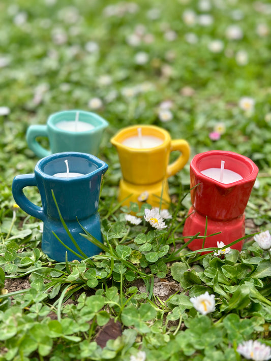 Bougie mini cafetière italienne - parfum mixte