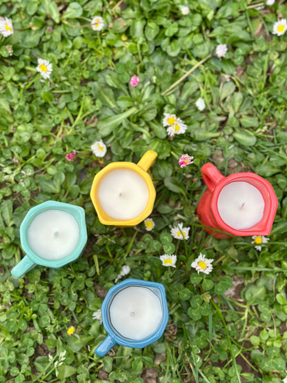 Bougie mini cafetière italienne - parfum mixte