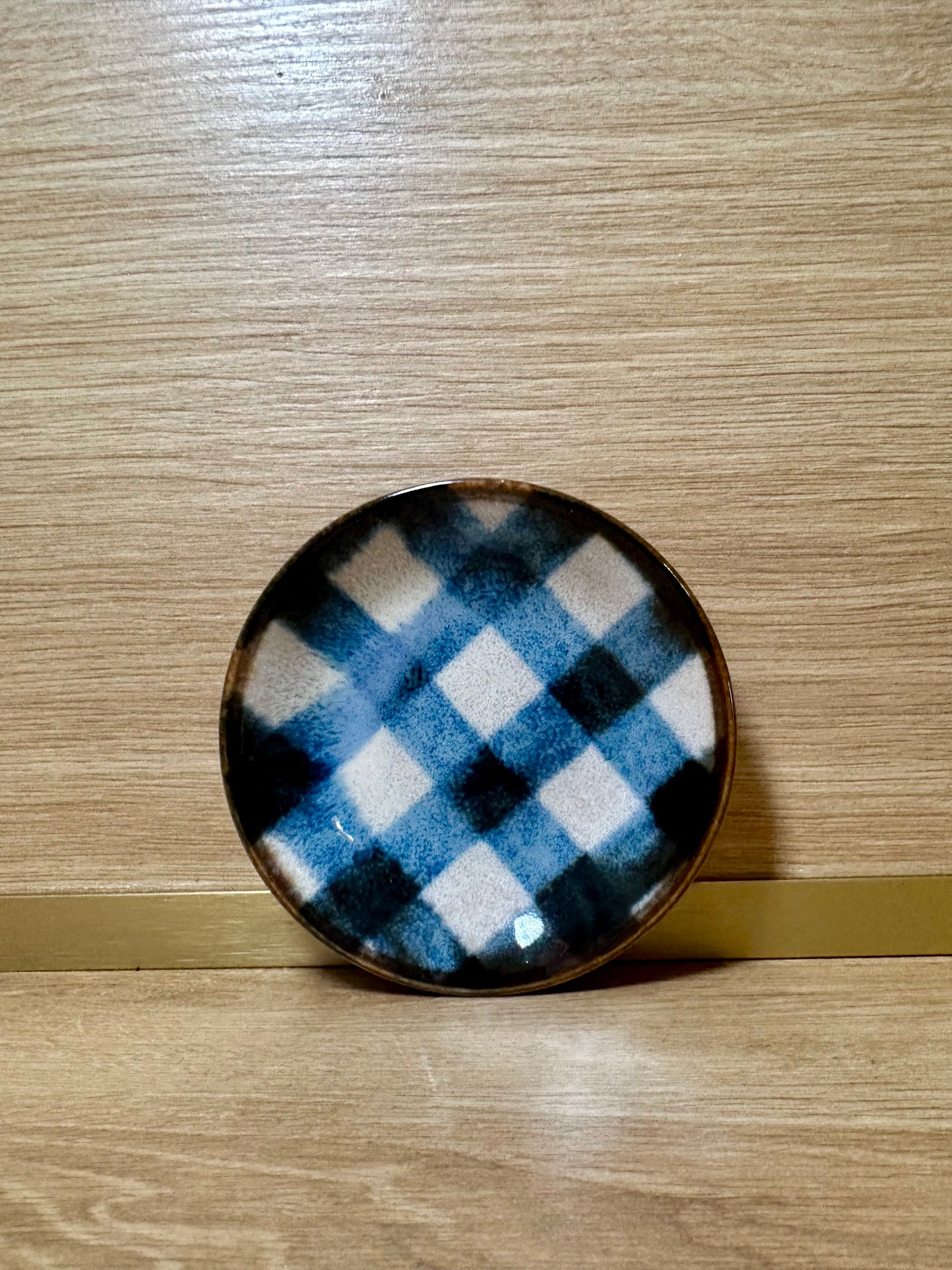 Coupelle damier - produit chiné