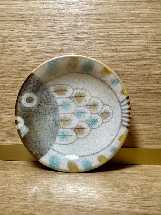 Coupelle poisson coloré - produit chiné