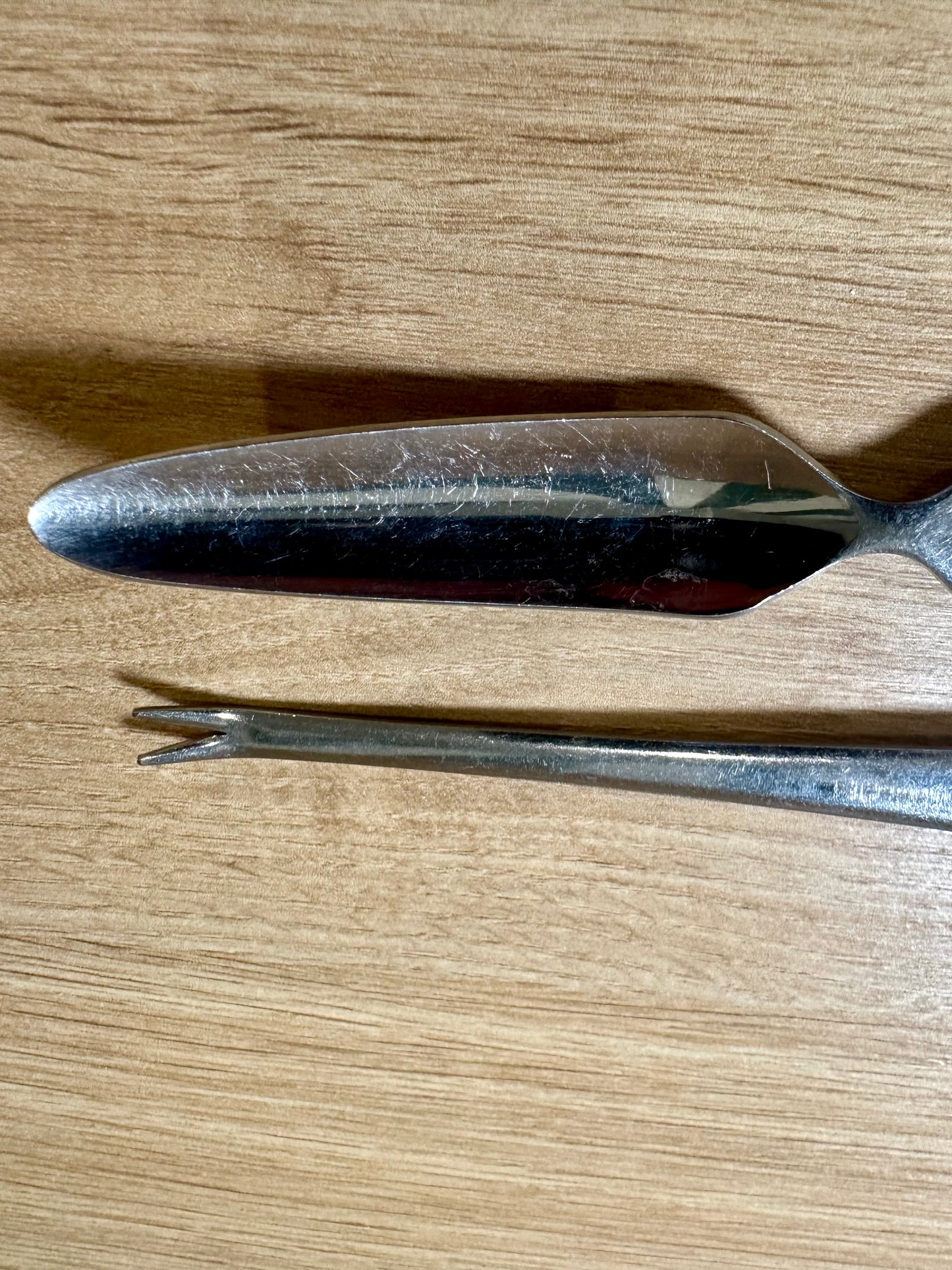 Duo de couverts à crustacés vintage - produits chinés