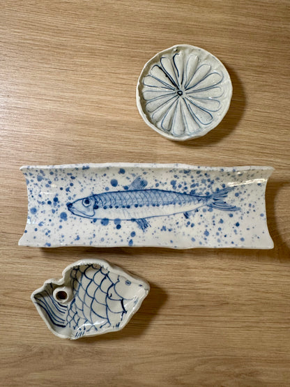 Petite coupelle poisson artisanale - produit chiné