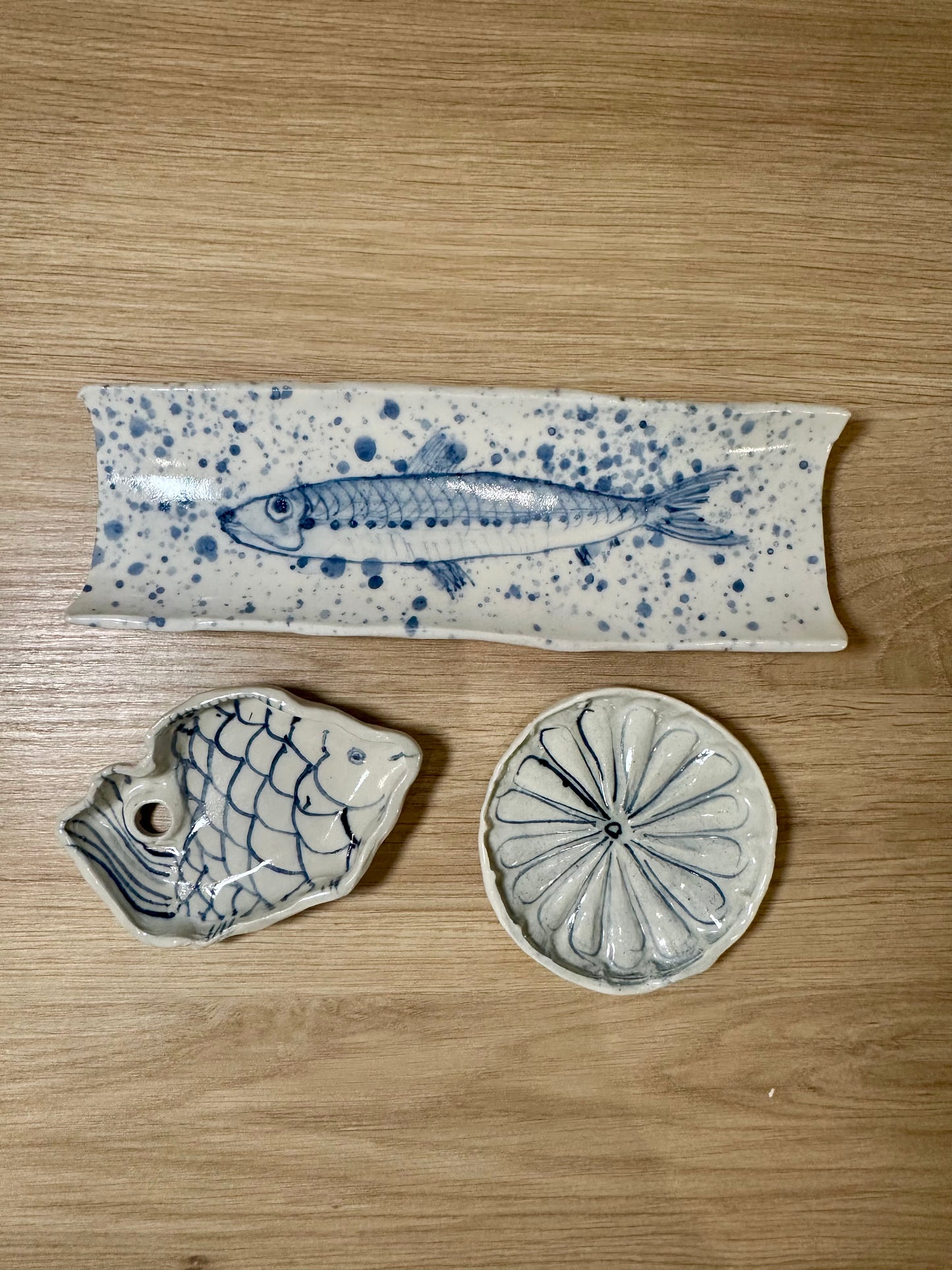 Petite coupelle poisson artisanale - produit chiné