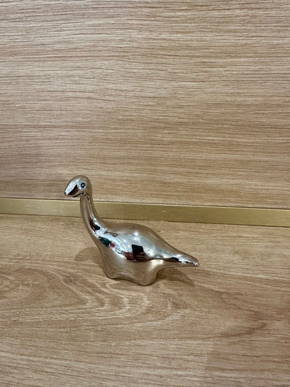 Diplodocus vintage en métal - produit chiné