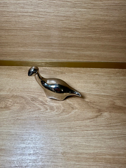 Diplodocus vintage en métal - produit chiné