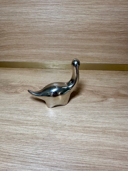 Diplodocus vintage en métal - produit chiné