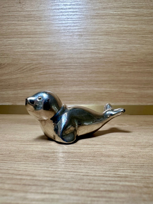 Otarie vintage en métal - produit chiné