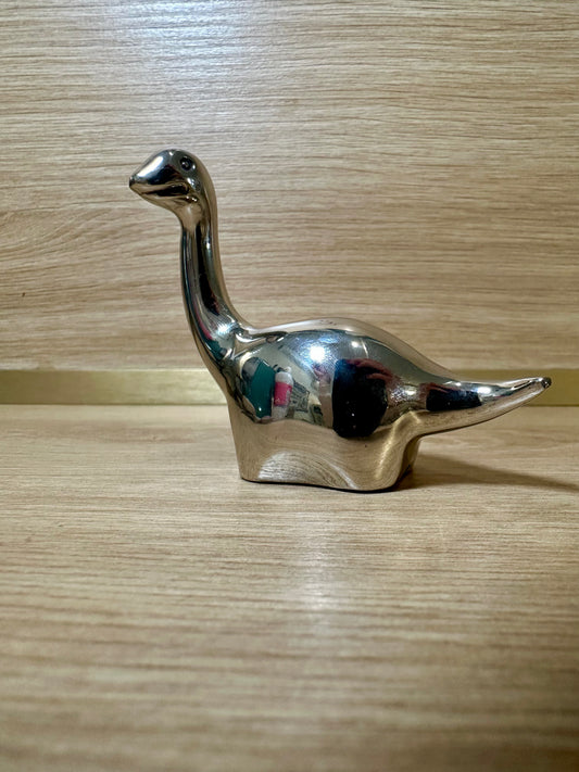 Diplodocus vintage en métal - produit chiné