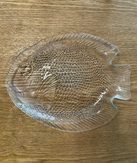 Assiette poisson - produit chiné