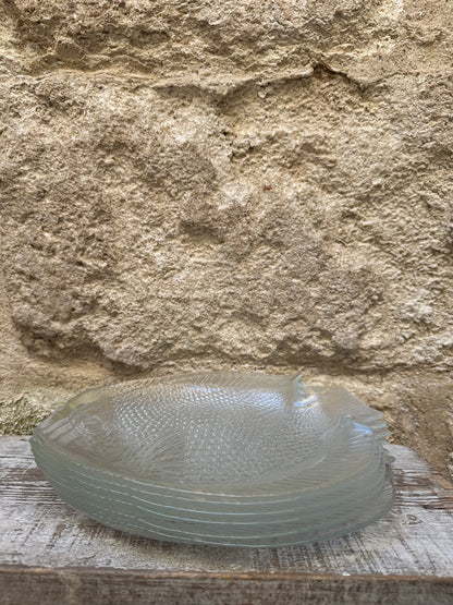 Assiette poisson - produit chiné