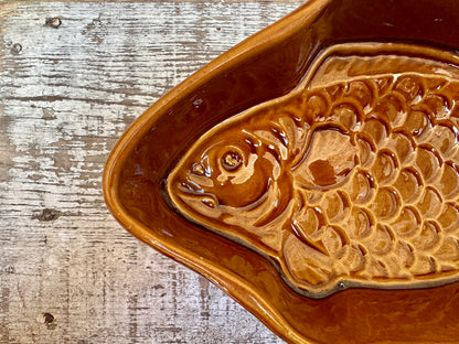 Moule à terrine en forme de poisson - produit chiné