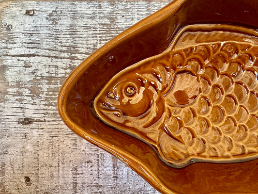 Moule à terrine en forme de poisson - produit chiné