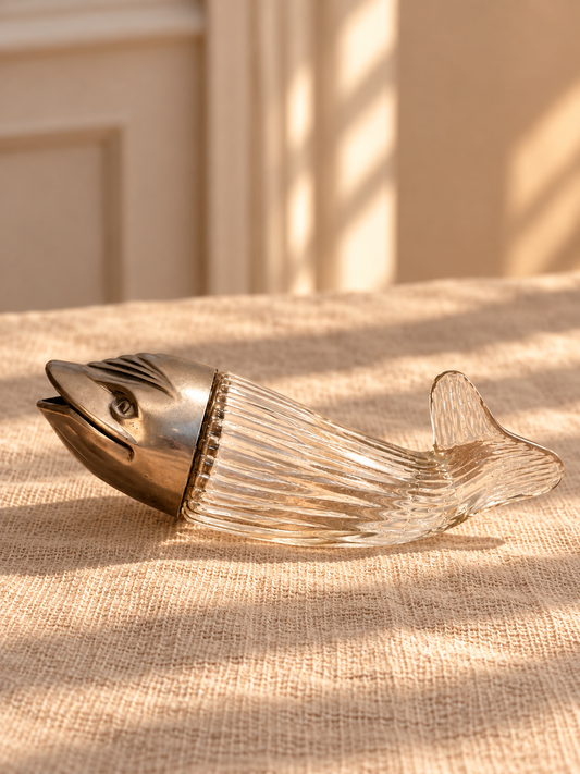 Distributeur de cacahuètes poisson - objet chiné