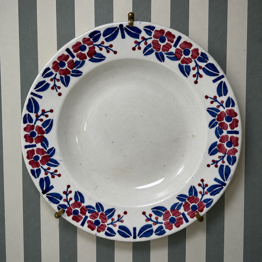 Assiette vintage “Reze” – Sarreguemines  - produit chiné