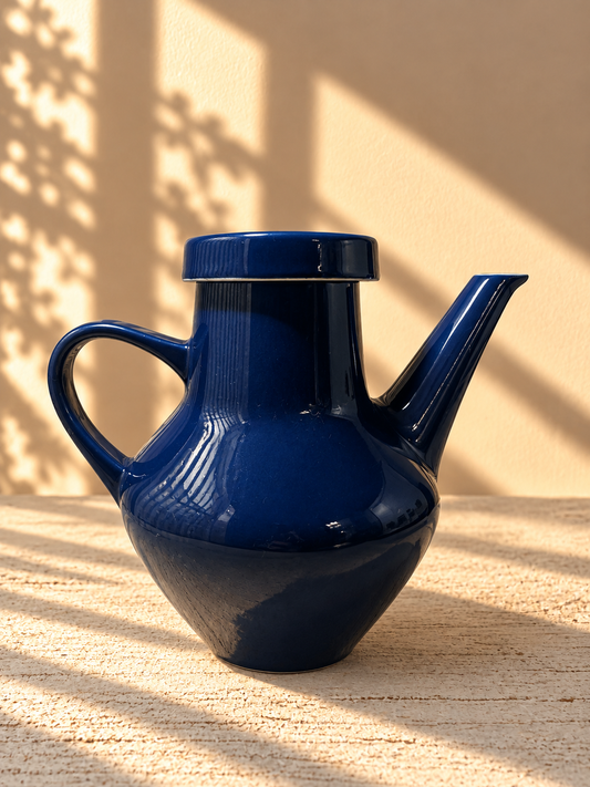 Théière vintage bleu - produit chiné