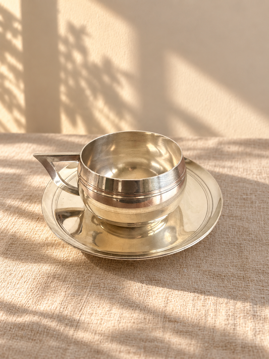 Tasse XXL vintage et soucoupe - produits chinés