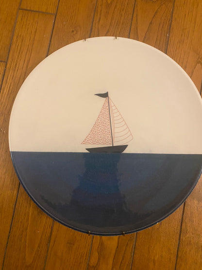 Accroche pour assiette - fixation murale discrète