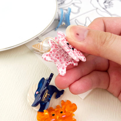 Mini barrette baleine