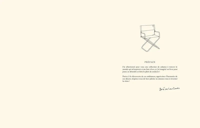 Cabanes de Zoé de Las Cases - cahier de coloriage