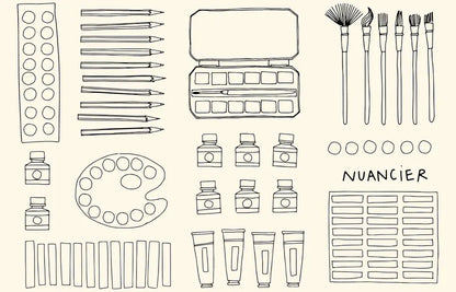 Cabanes de Zoé de Las Cases - cahier de coloriage