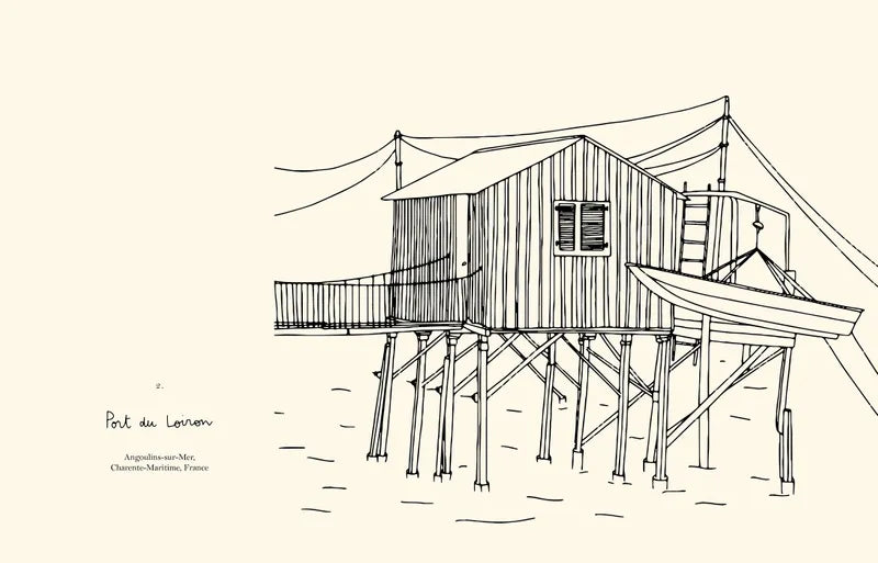 Cabanes de Zoé de Las Cases - cahier de coloriage