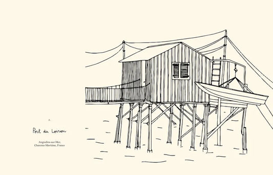 Cabanes de Zoé de Las Cases - cahier de coloriage