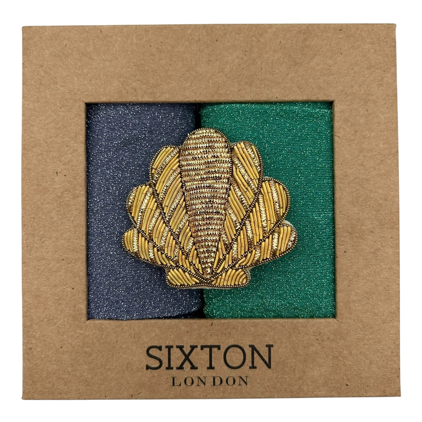 Duo de chaussettes Havana Cool avec broche Coquillage