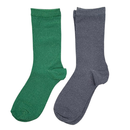 Duo de chaussettes Havana Cool avec broche Coquillage