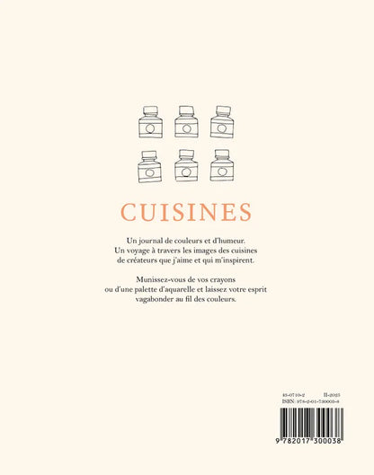 Cuisines de Zoé de Las Cases - cahier de coloriage