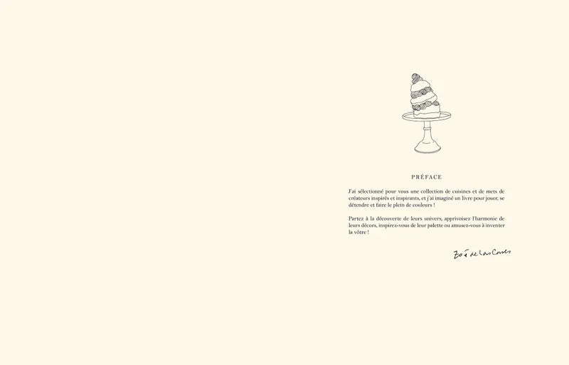 Cuisines de Zoé de Las Cases - cahier de coloriage