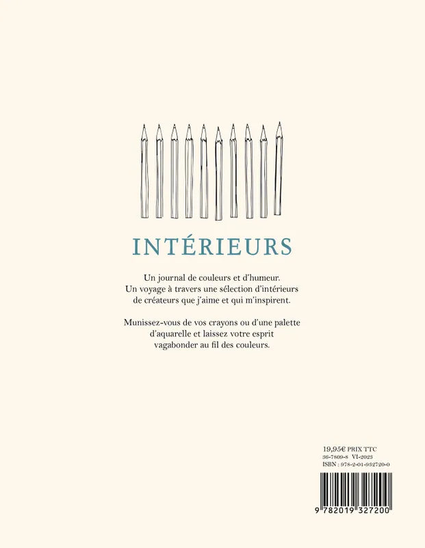 Intérieurs de Zoé de Las Cases (cahier de coloriage)