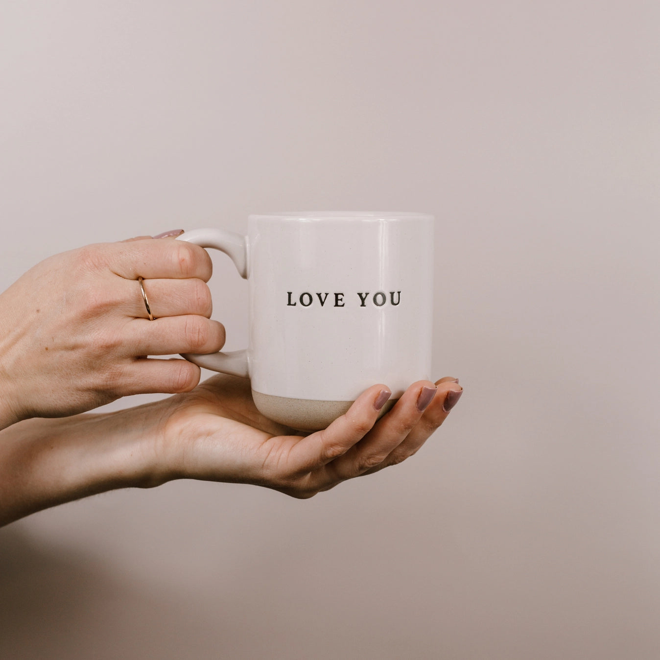 Tasse à café en grès - Love You