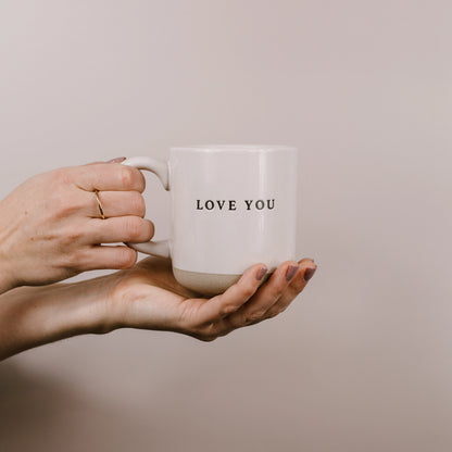 Tasse à café en grès - Love You