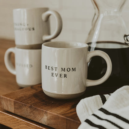 Tasse à café en grès - Best Mom Ever