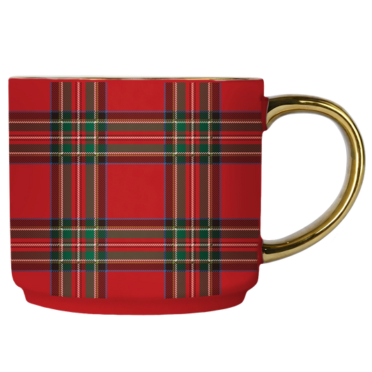 Tasse motif tartan