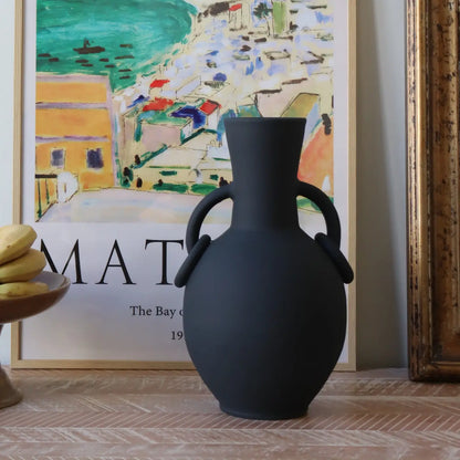 Le Vase Cirta noir mat